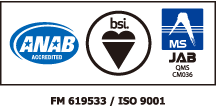 ISO9001 BSIロゴ